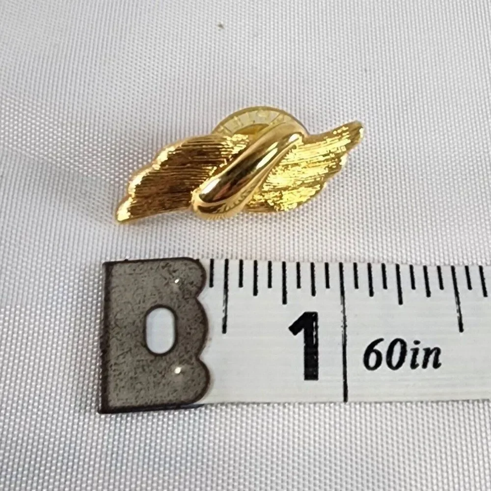 Napier Vintage Art Deco Style Broach Gold Tone Original Rare Pin‎ Classic 80s
